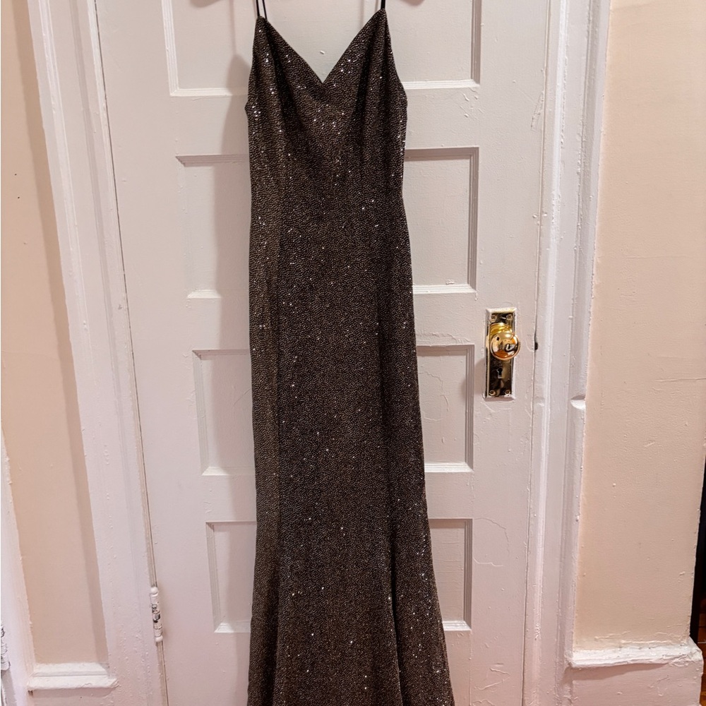 Panoply Dress 14105 Ombre Sequin Velvet Gown. Size s. Prom. Marmalade Dress
